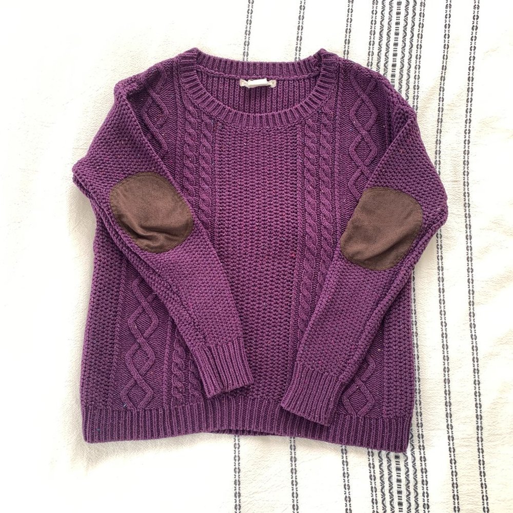 Purple Cozy Winter Sweater